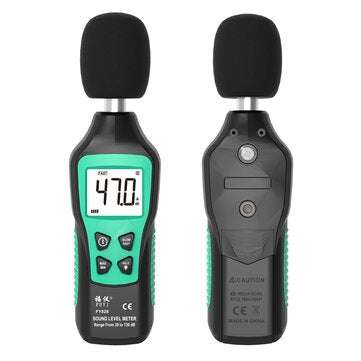 Digital Sound Level Meter 30-130dB Noise Volume Meetinstrument Decibel Monitoring Tester Snel/Langza