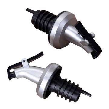 Grease Nozzle Sprayer Liquor Dispenser Pourers Flip Top Stopper For Glass Bottle Olive Sauce Vinegar