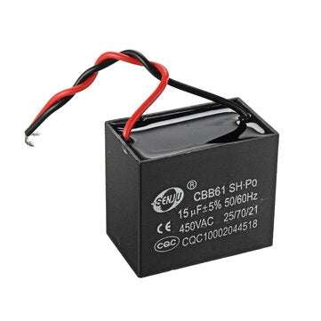 CBB61 15UF Starting Capacitance 450V AC Fan Capacitor CBB Motor Run Capacitor