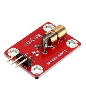 Keyes Brick Laser Head Sensor Module (pad hole) with Pin Header Board Digital Signal