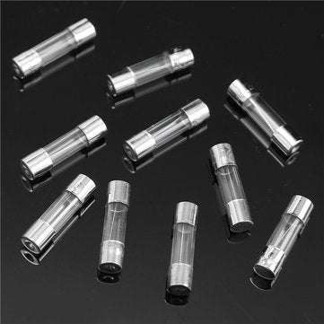 Excellway FT01 100Pcs 5x20mm Quick Blow Glass Tube Fuse Assorted Kits 0.25 - 6A