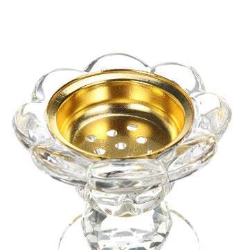 Crystal Incense Burner Plating Metal Polishing Incense Removable Lid Burner Traditional For Home Off