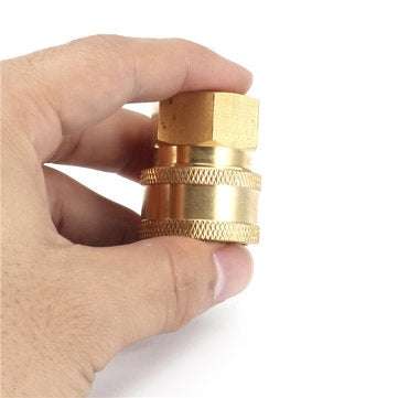 Brass Quick Connect Coupler Pressure Washer Pipe Thread Adapter