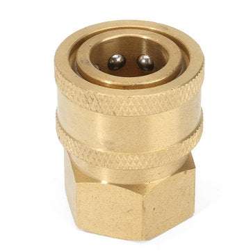 Brass Quick Connect Coupler Pressure Washer Pipe Thread Adapter