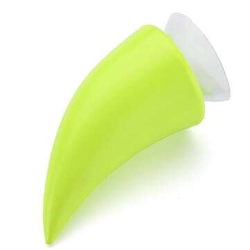 Green Motorcycle Helmet Headwear Accessoriess Suction Cups Horns Decor Decoration