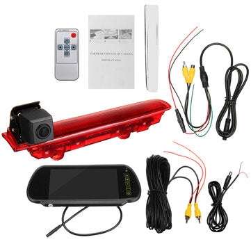 Car  170 Third Brake Light Rearview Mounting Monitor With Camera For VW Transporter T5&T6 Van 2003