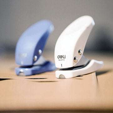 Deli 0111 portable pocket-size single hole punch loose-leaf diy standard 6mm round hole tools pocket