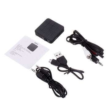 iMars KN321 bluetooth 5.0 Audio Receiver Transmitter AUX RCA USB 3.5mm Jack Stereo Adapter for TV He