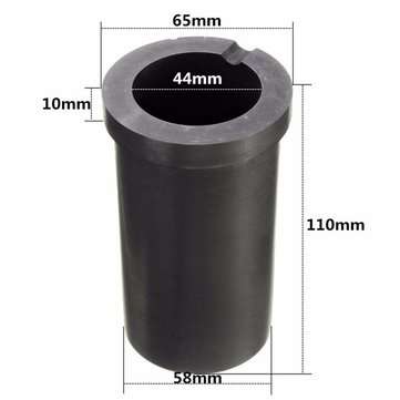 Graphite Crucible 2KG Metal Melting Gold Silver Scrap Casting Mould Melt