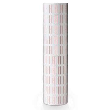 Deli 10 Rolls Price Labels Paper Single Row White Tag Paper Supermarket Grocery Shop Paper Stickers