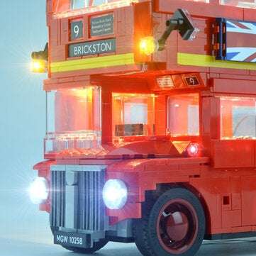 DIY LED Light Lighting Kit ONLY For LEGO 10258 London Bus Building Block Bricks Toys