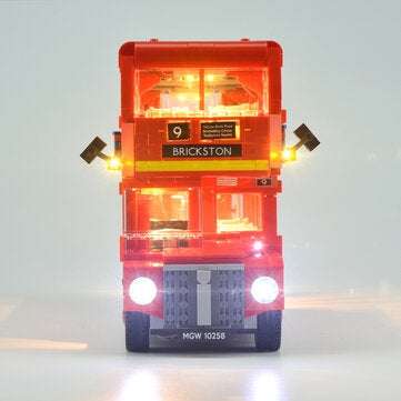 DIY LED Light Lighting Kit ONLY For LEGO 10258 London Bus Building Block Bricks Toys