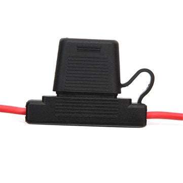 HS-812 Large Blade Inline Car Fuse Holder Waterproof 10 AWG Gause with 30AMP Fuse
