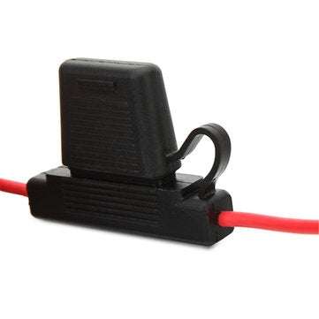 HS-812 Large Blade Inline Car Fuse Holder Waterproof 10 AWG Gause with 30AMP Fuse
