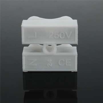 Excellway CH2 Quick Wire Connector Terminal Block Spring Connector White