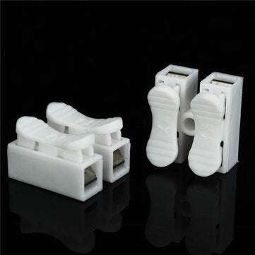 Excellway CH2 Quick Wire Connector Terminal Block Spring Connector White