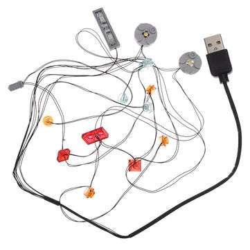 DIY LED Light Lighting Kit ONLY For LEGO 10269 Creator Expert For Harley Davidson