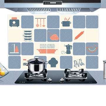 KC-WS020 45 x 75cm PVC Removable Kitchen Cookware Oil-proof Waterproof Wall Sticker Paper (STYLE: A)