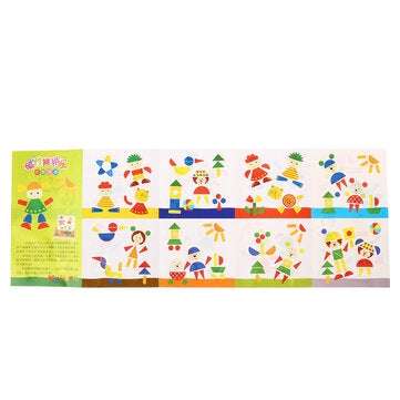 Children Magnetic Puzzle Educational Jigsaw Game Toys Magnetic Puzzle Animal Figures Drawing Busy Bo