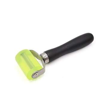Car Sound Insulation Construction Tools Black Wooden Handle Yellow Silicon Roller