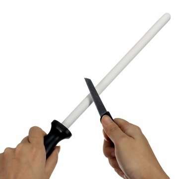 Ceramic Sharpen Stone Rod Sharpening Stone Stick Whetstone Kitchen Tool