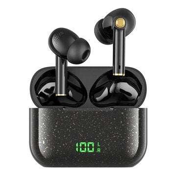 Havit i100 TWS bluetooth Earphones Wireless Earbuds LED Display In-ear Gaming Head... (COLOR: BLACK)