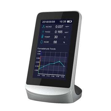 DM72B Digital LCD PM2.5 PM1.0 PM10 HCHO TVOC Air Quality Detector Thermometer and Hygrometer Air Qua