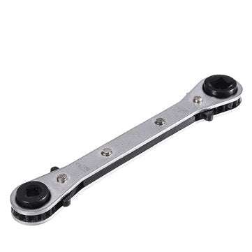 Double Head Adjustable Wrench Ratchet Spanner 3/16 1/4 5/16 3/8 Socket 4 in 1 Ratchet Wrench