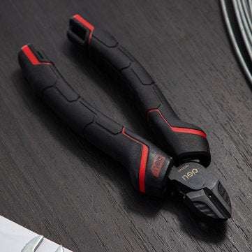 DeLi DL0204 Right-Hand Side Diagonal Nose Pliers Cutting Nippers Pliers Jewelry Hand Tool Anti-slip