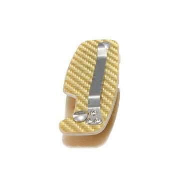 Carbon Fiber Light Weight Pocket Keychain DIY Key Clip Storage EDC Tool (COLOR.: GOLDEN)