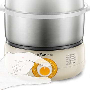 Bear ZDQ-B14J1 Multi-Function Stainless Steel Egg Boiler 360W Kitchen Electric Egg Cooker Egg Steame