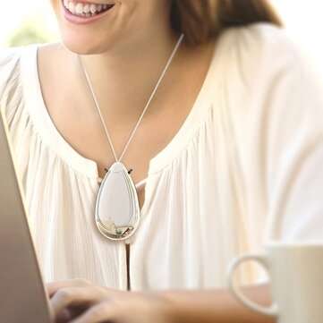 Bakeey Portable Air Purifier USB Rechargeable Mini Air Cleaner Necklace with Chain