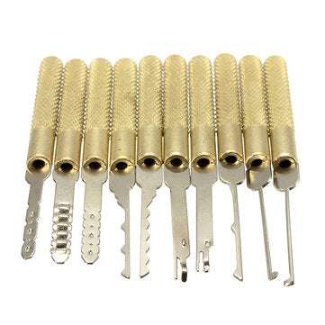 DANIU 18Pcs Dimple Lock Pick Tools Combination Door Openner Locksmith Tool