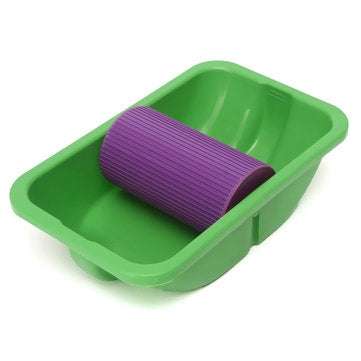 DIY Home Painting Pad Kit Roller Brush Tray Paint Rollers Kit Painting Roller Tray Brush Multifuncti