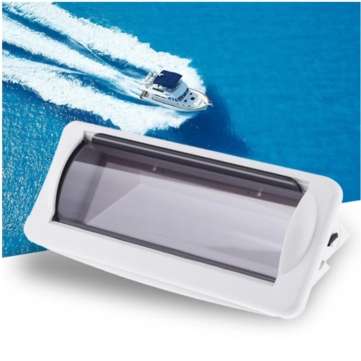 Boat Flush Mount Stereo Cover Housing Radio Splash Guard ABS Waterproof For Marine/Caravan/RV/Yacht