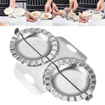 Double Headed Dumpling Maker Mold Household Dumplings for Kitchen Creative Bag Dumplings Flower Type