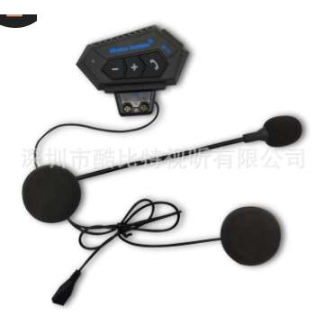 Bakeey Motorcycle Helmet Headset Wireless bluetooth Headphone Speaker Hands-Free B... (COLOR: BLACK)