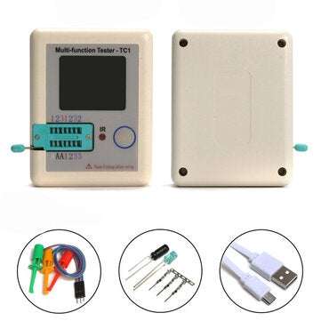 DANIU LCR-TC1  1.8inch Colorful Display Multifunctional TFT Backlight Transistor Tester for Diode