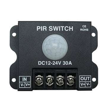 DC12-24V 30A Human Body Delay Time Infrared PIR Motion Sensor Switch for LED Strip Light