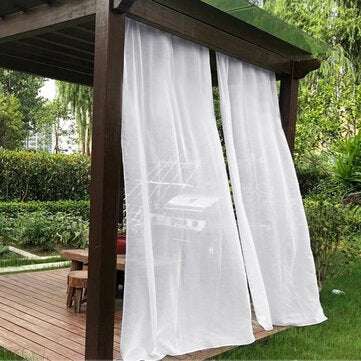 Curtain Panel Wedding Bathroom Outdoor Garden Mosquito Netting Polyester White Curtain Net