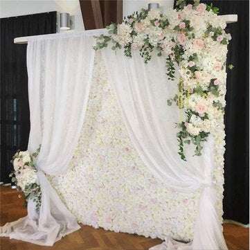 Curtain Panel Wedding Bathroom Outdoor Garden Mosquito Netting Polyester White Curtain Net