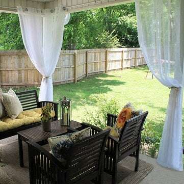 Curtain Panel Wedding Bathroom Outdoor Garden Mosquito Netting Polyester White Curtain Net