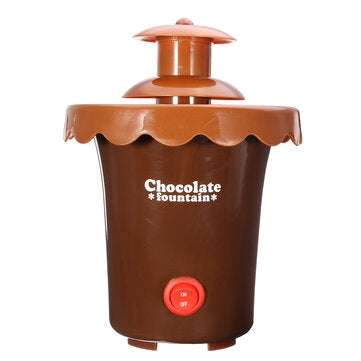 Chocolate Fondue Machine Fountain 2 Tiers Mini Maker Waterfall Melting Machine  (COLOR.: COFFEE)