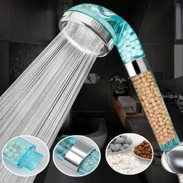 Handheld Negative Ion SPA Pressurize Shower Head Bathroom Healthy Water Saving Spra... (SIZE: LARGE)