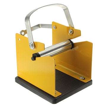 Black Metal Soldering Iron Stand Solder Base Welding Wire Holder Support