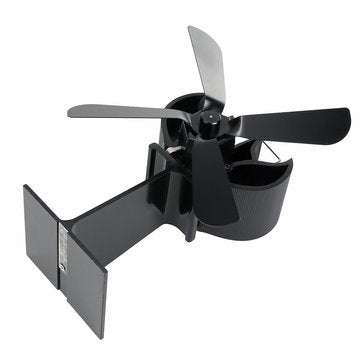 Heat Powered Stove Fan Wood Log Burner Fireplace Eco Fan Heating Distribution No Electricity Or Batt