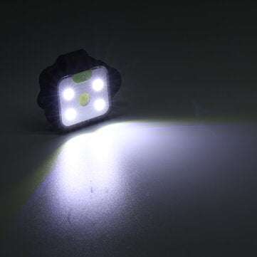 Fluorescent Running Light Chest Light USB Rechargeable Running Light Comes with Two Headbands and Ha