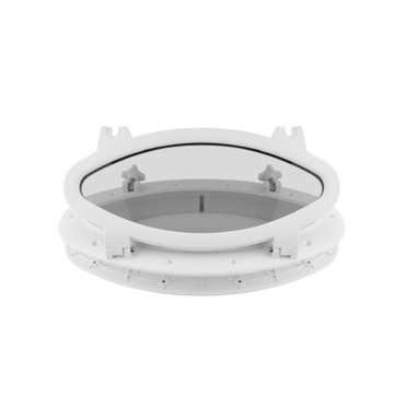 BSET MATEL Marine Boat Yacht RV Oval Shape Porthole ABS Plastic Oval Hatches Port Lights Replacement