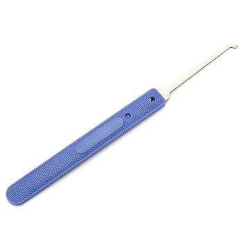 DANIU 12pcs Unlocking Lock Pick Set Key Extractor Tool with Blue Practice Padlock Lock Pick Tools