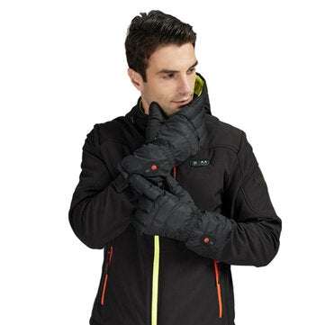 Electric Heated Gloves Touch Screen Winter Full Finger Warmer Waterproof Washable For Motorcycle Ele